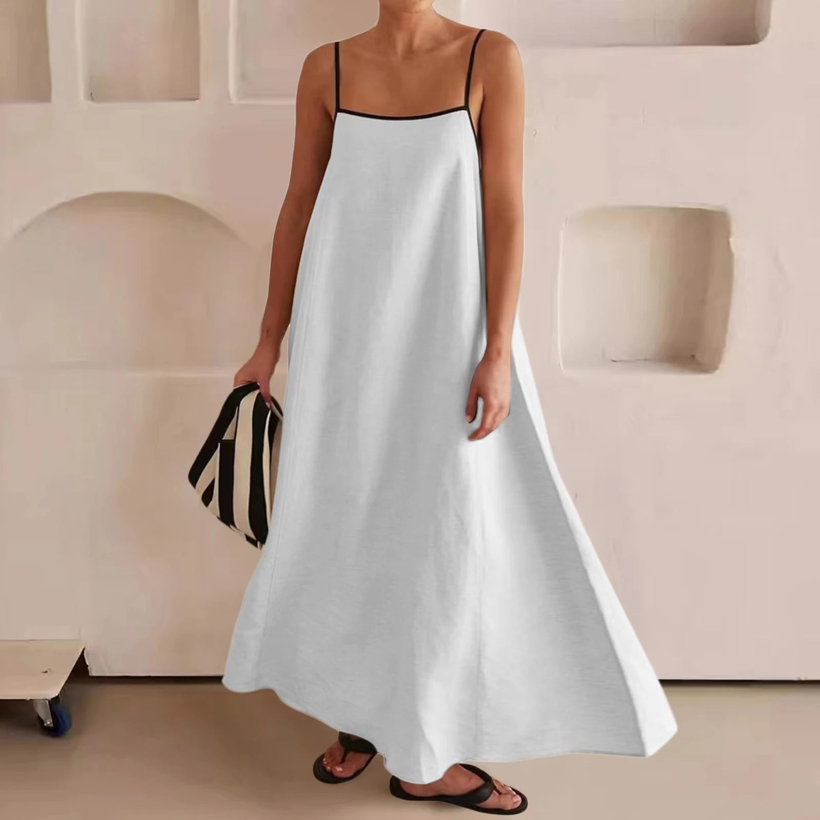 Vestido Sara de Linho Premium - (Primavera / Verão 2025)