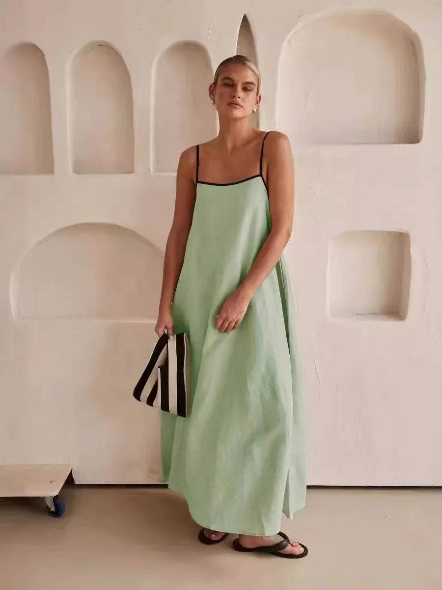 Vestido Sara de Linho Premium - (Primavera / Verão 2025)