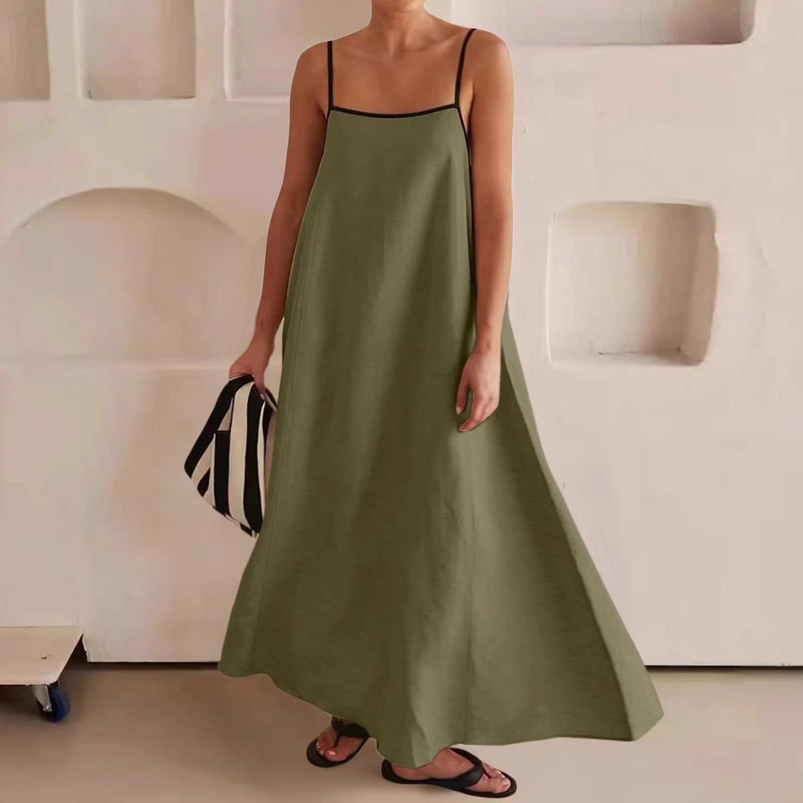 Vestido Sara de Linho Premium - (Primavera / Verão 2025)