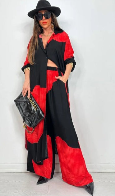 Conjunto Ducci Premium - 2 Peças Estampado Fresco e Solto (Primavera 2025)