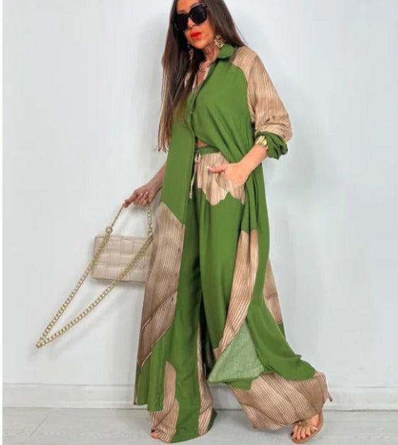 Conjunto Ducci Premium - 2 Peças Estampado Fresco e Solto (Primavera 2025)