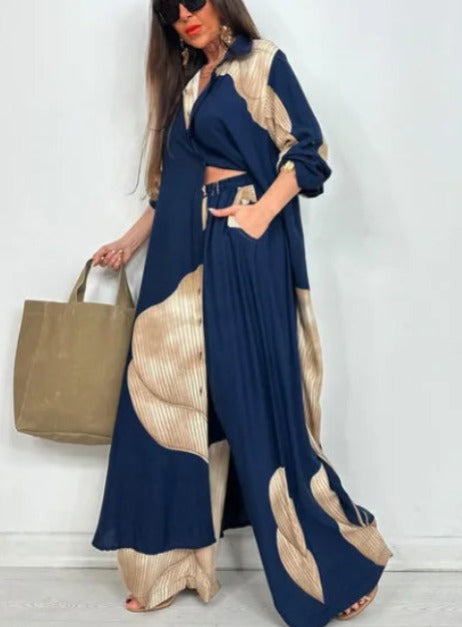 Conjunto Ducci Premium - 2 Peças Estampado Fresco e Solto (Primavera 2025)