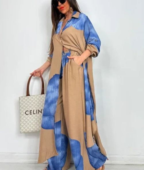 Conjunto Ducci Premium - 2 Peças Estampado Fresco e Solto (Primavera 2025)