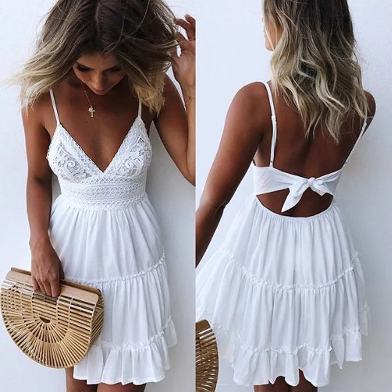 ✨ Vista Elegância e Sensualidade com o Vestido Manu – Decote em V e Costas Livre! ✨
