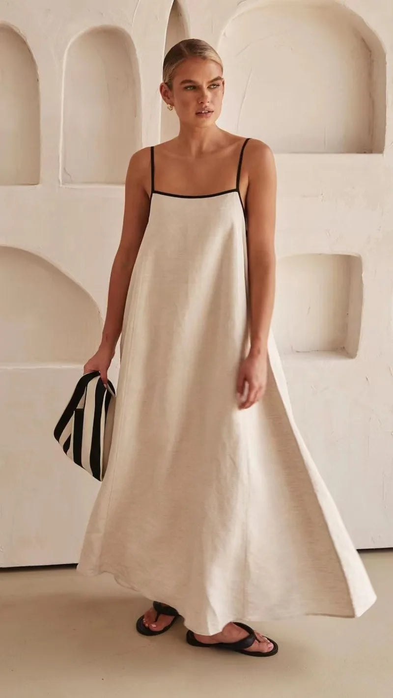 Vestido Sara de Linho Premium - (Primavera / Verão 2025)