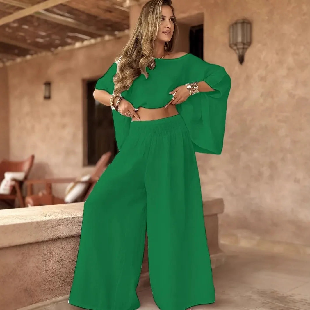 Conjunto Amanda Premium - 2 Peças  Fresco e Solto (Verão2025/2026)