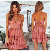 ✨ Vista Elegância e Sensualidade com o Vestido Manu – Decote em V e Costas Livre! ✨