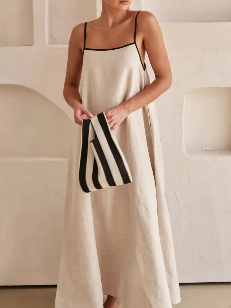 Vestido Sara de Linho Premium - (Primavera / Verão 2025)