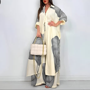 Conjunto Ducci  Premium - 2 Peças Estampado Fresco e Solto (Primavera 2025)