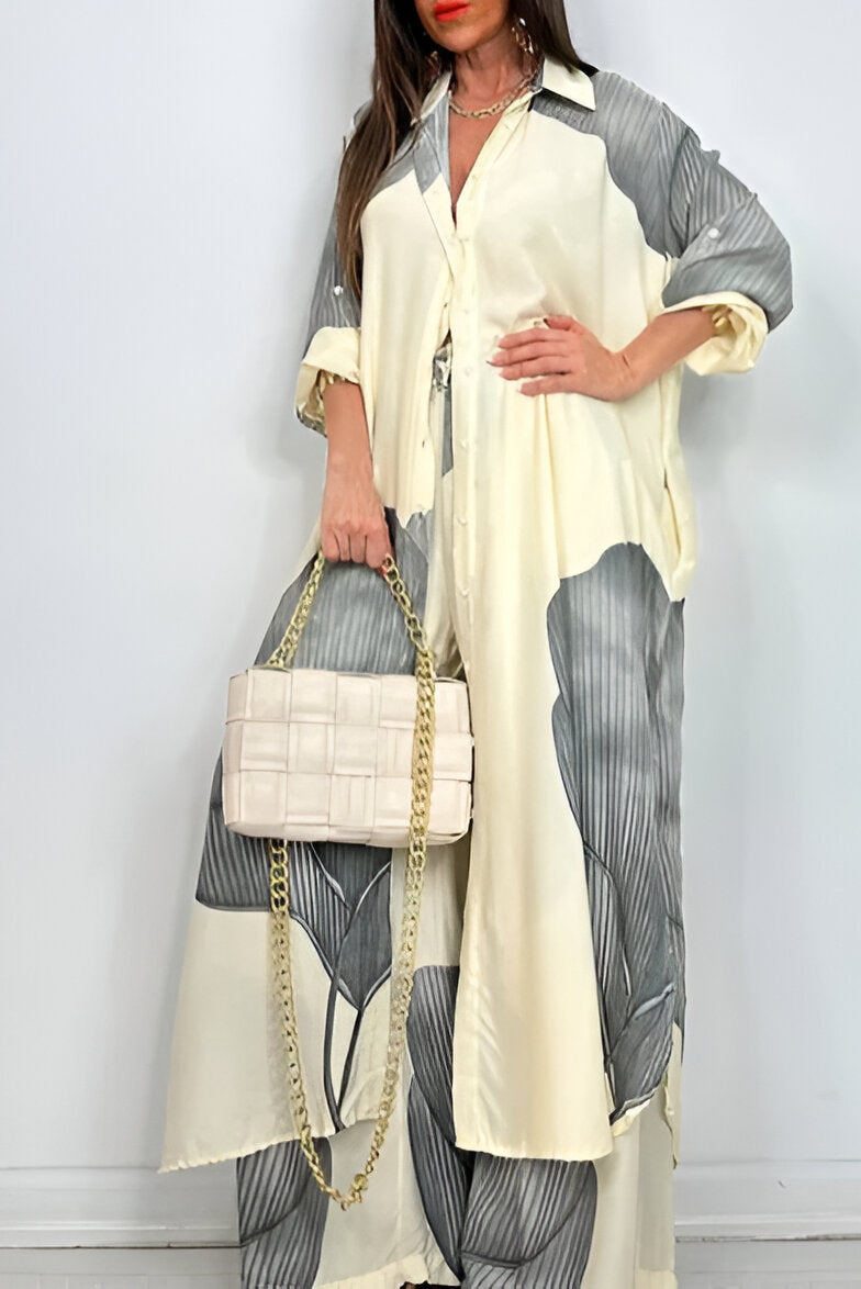 Conjunto Ducci  Premium - 2 Peças Estampado Fresco e Solto (Primavera 2025)
