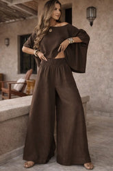 Conjunto Amanda Premium - 2 Peças  Fresco e Solto (Verão2025/2026)