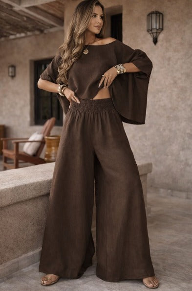 Conjunto Amanda Premium - 2 Peças  Fresco e Solto (Verão2025/2026)